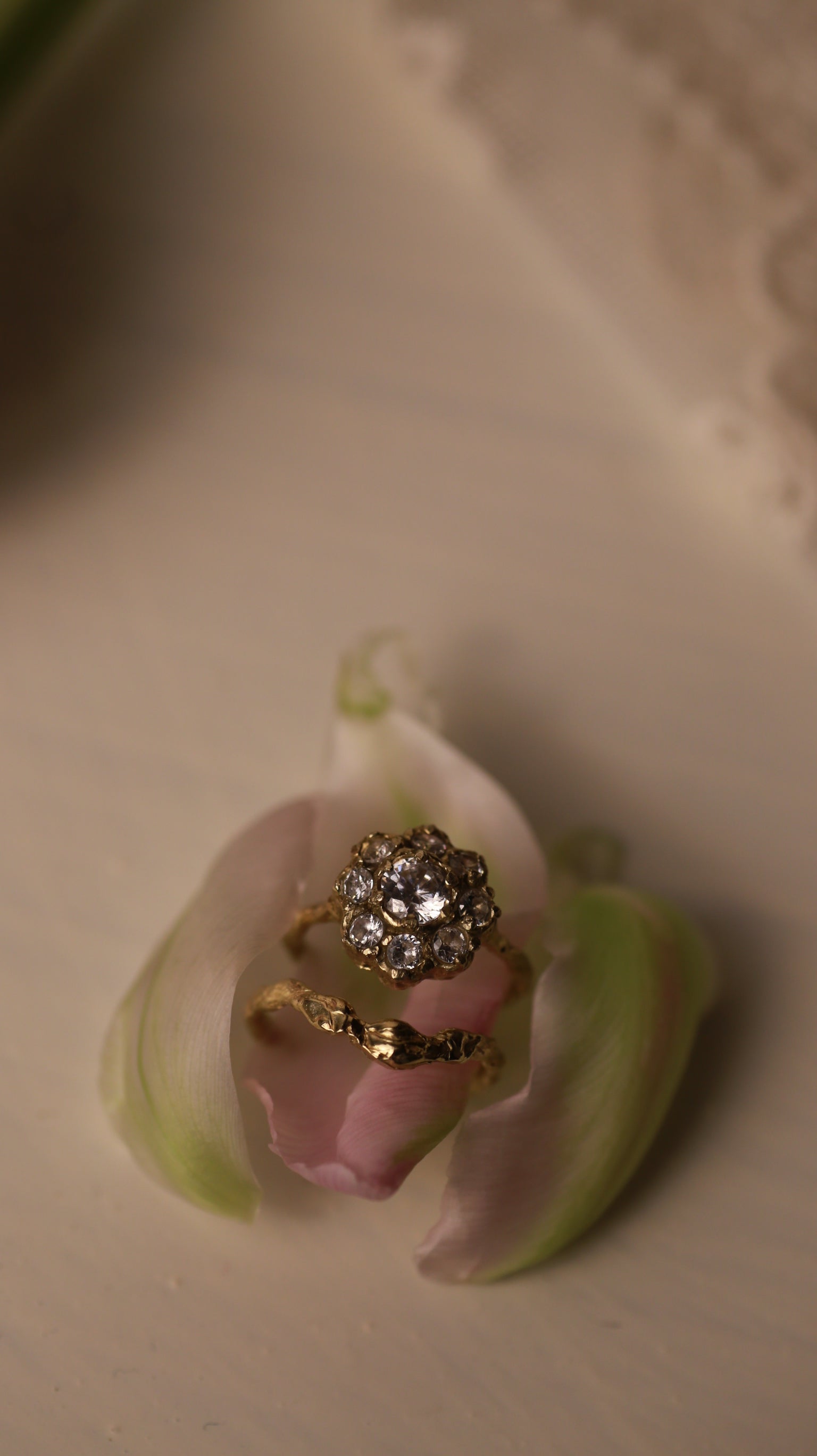 The Diamond Wreath Ring