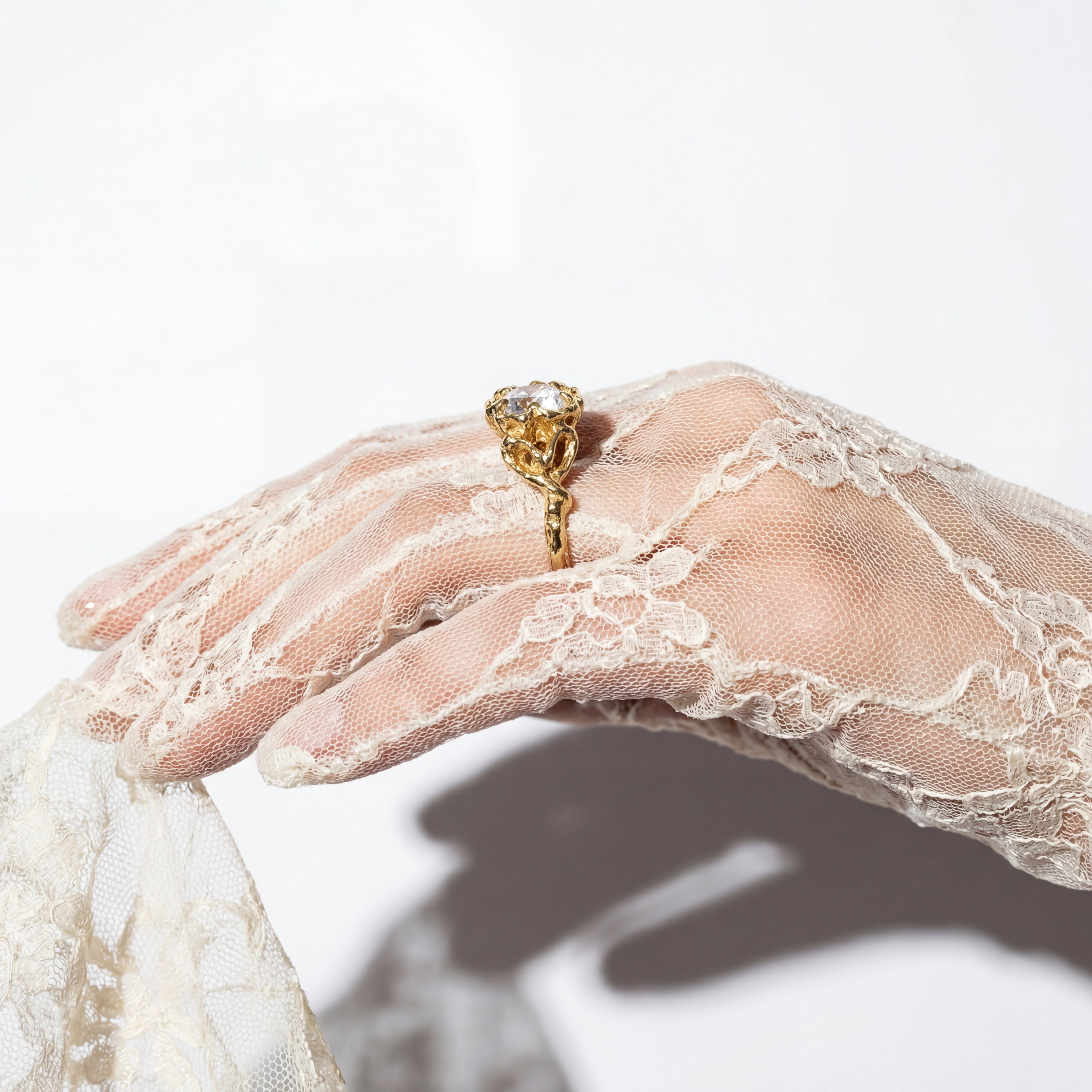 The Sacra Rosa Ring - Yellow Gold