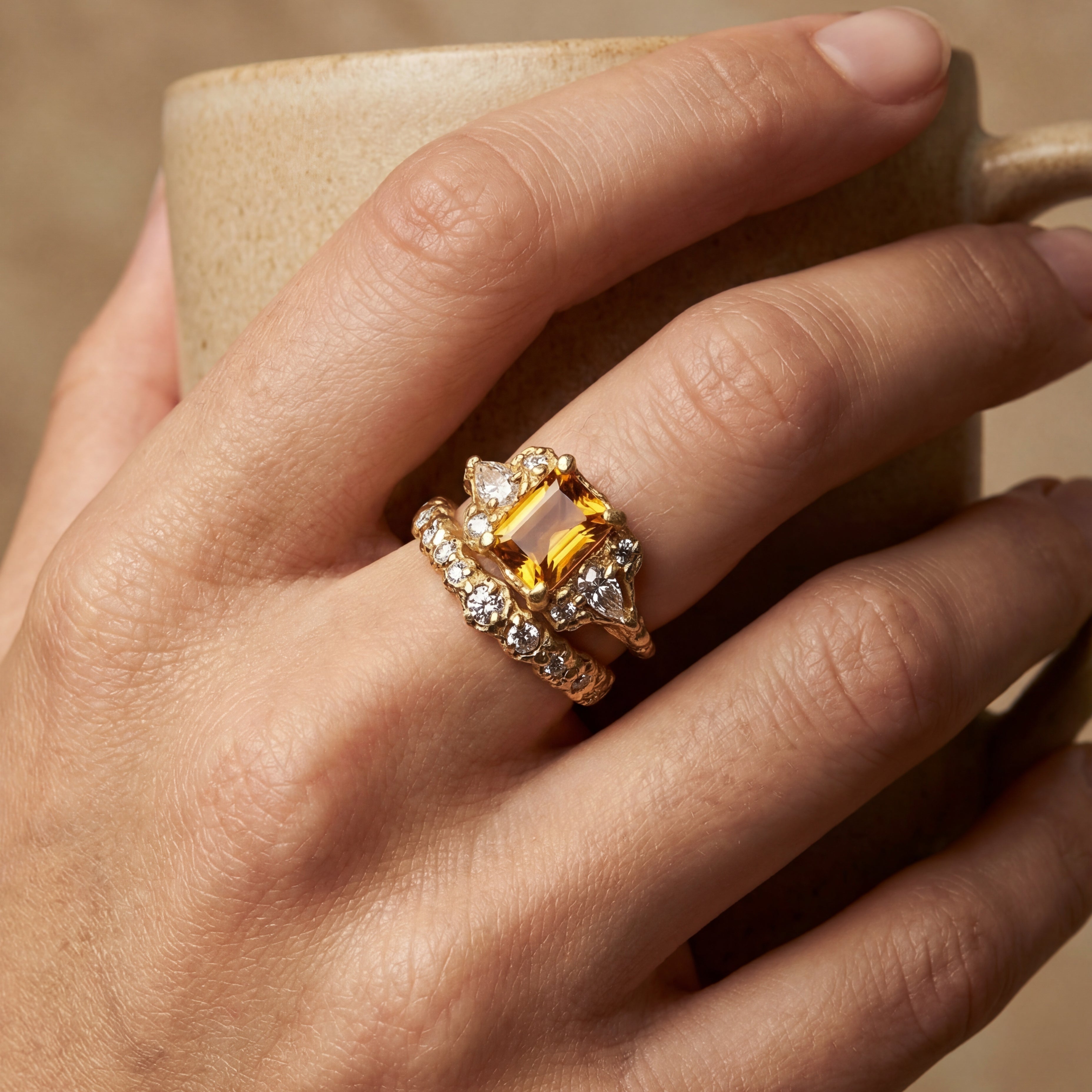 The Celestial Line Ring