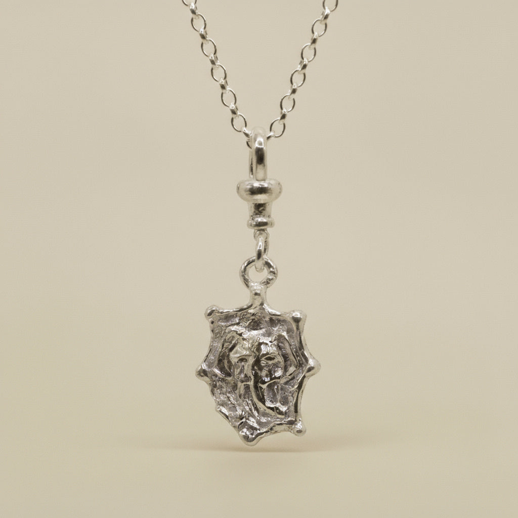 THE ELETHRA PENDANT — Elephant Reversible Charm (Sterling Silver)