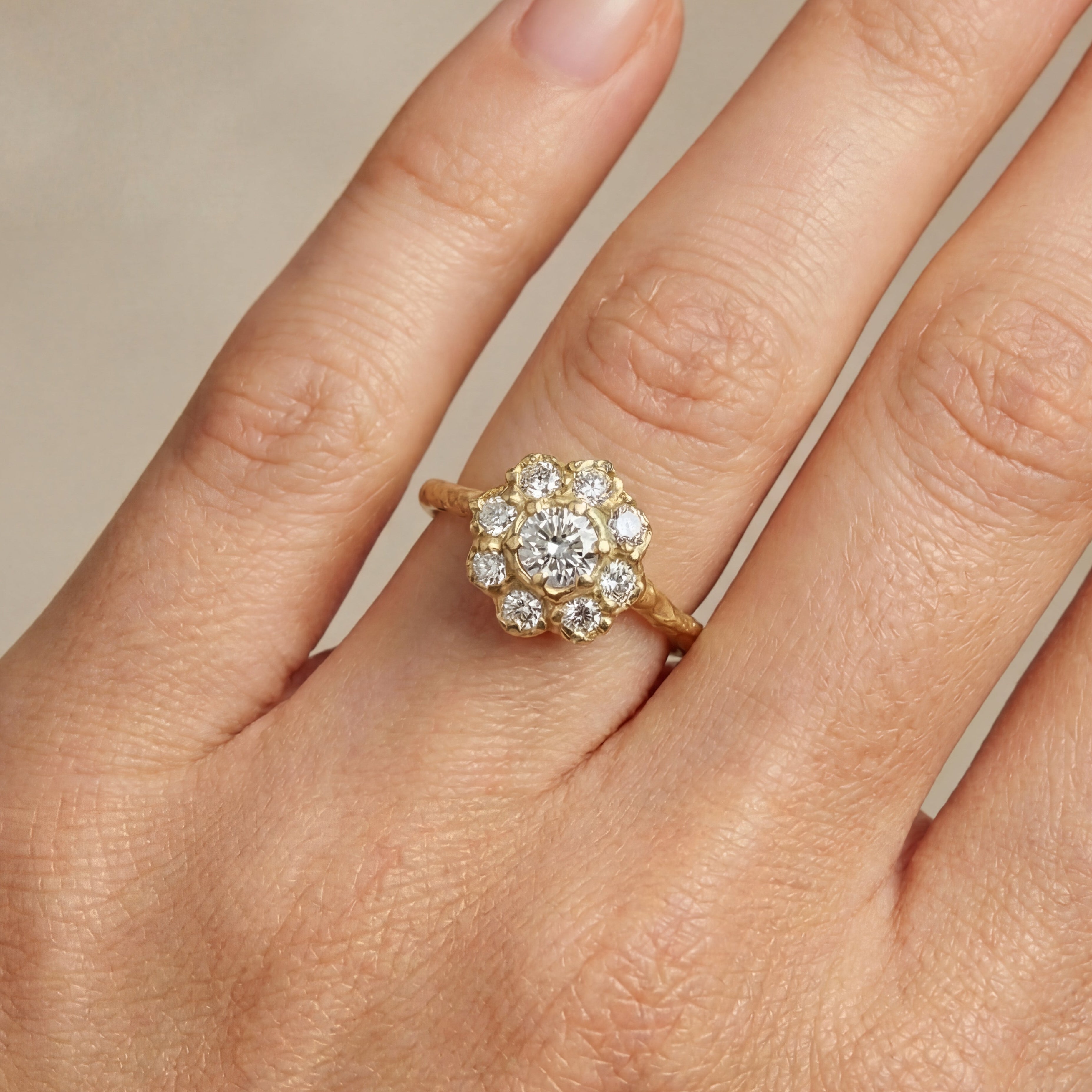 The Diamond Wreath Ring