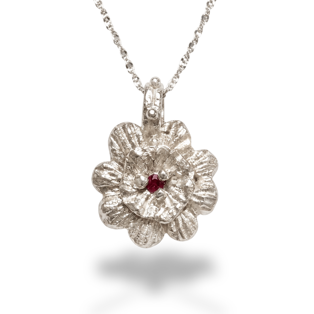The Ember Flower Pendant
