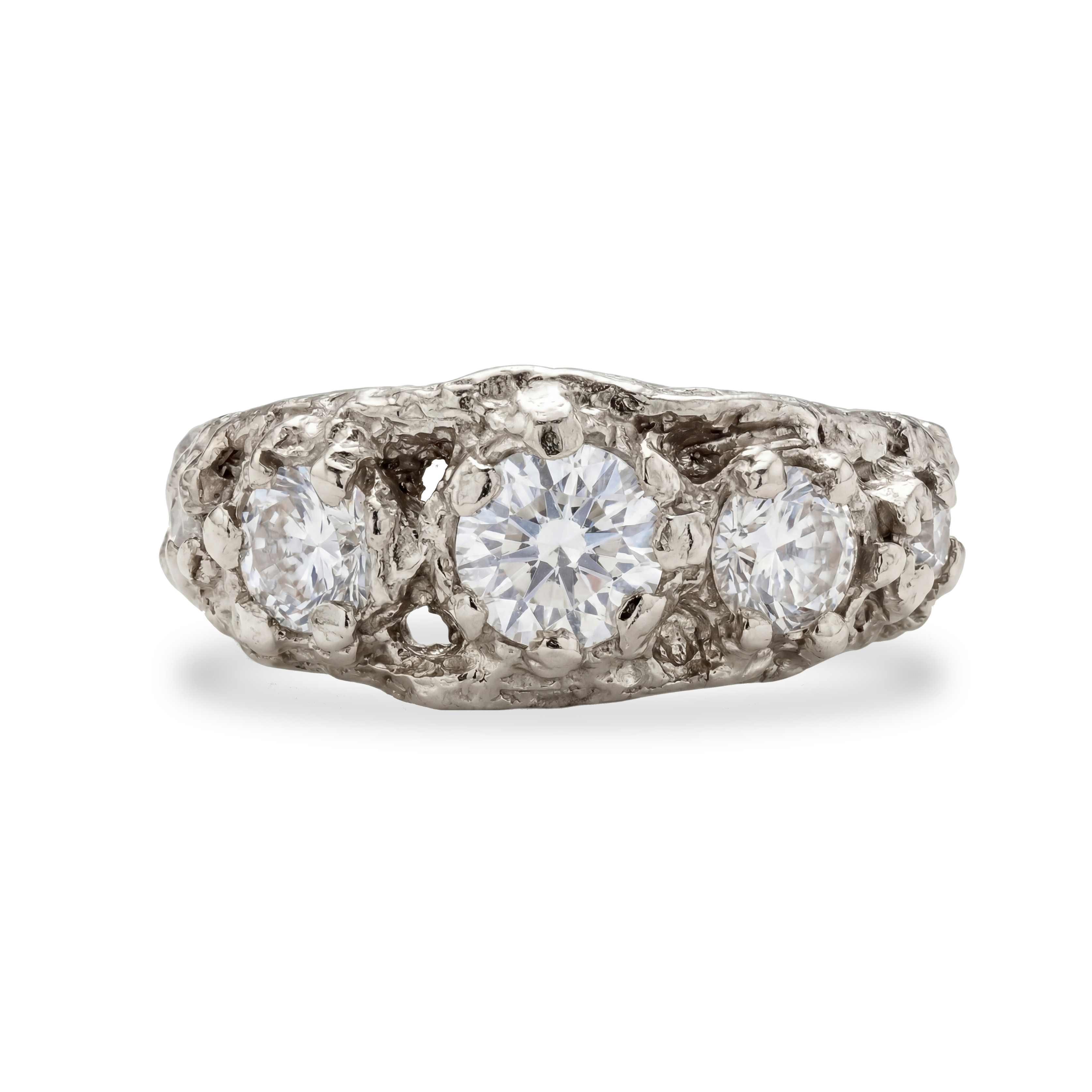 The Corona Mellis Ring - White Gold