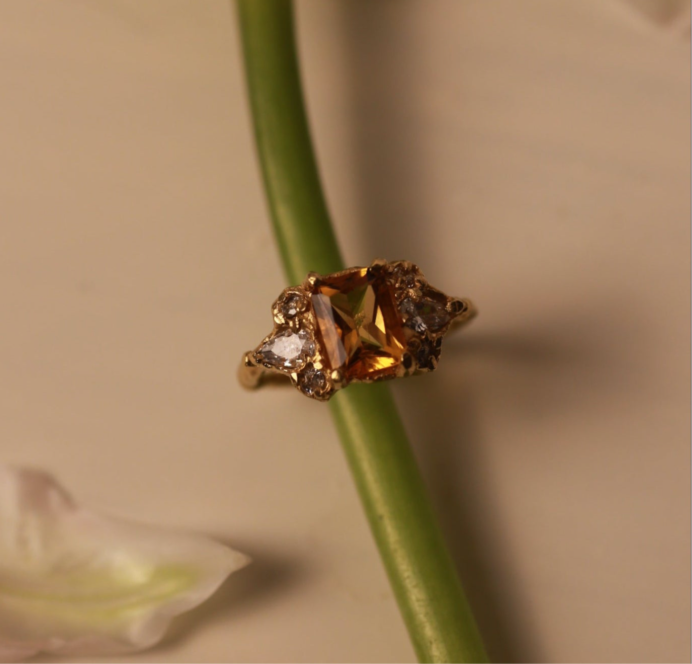 The Citrine Muse Ring