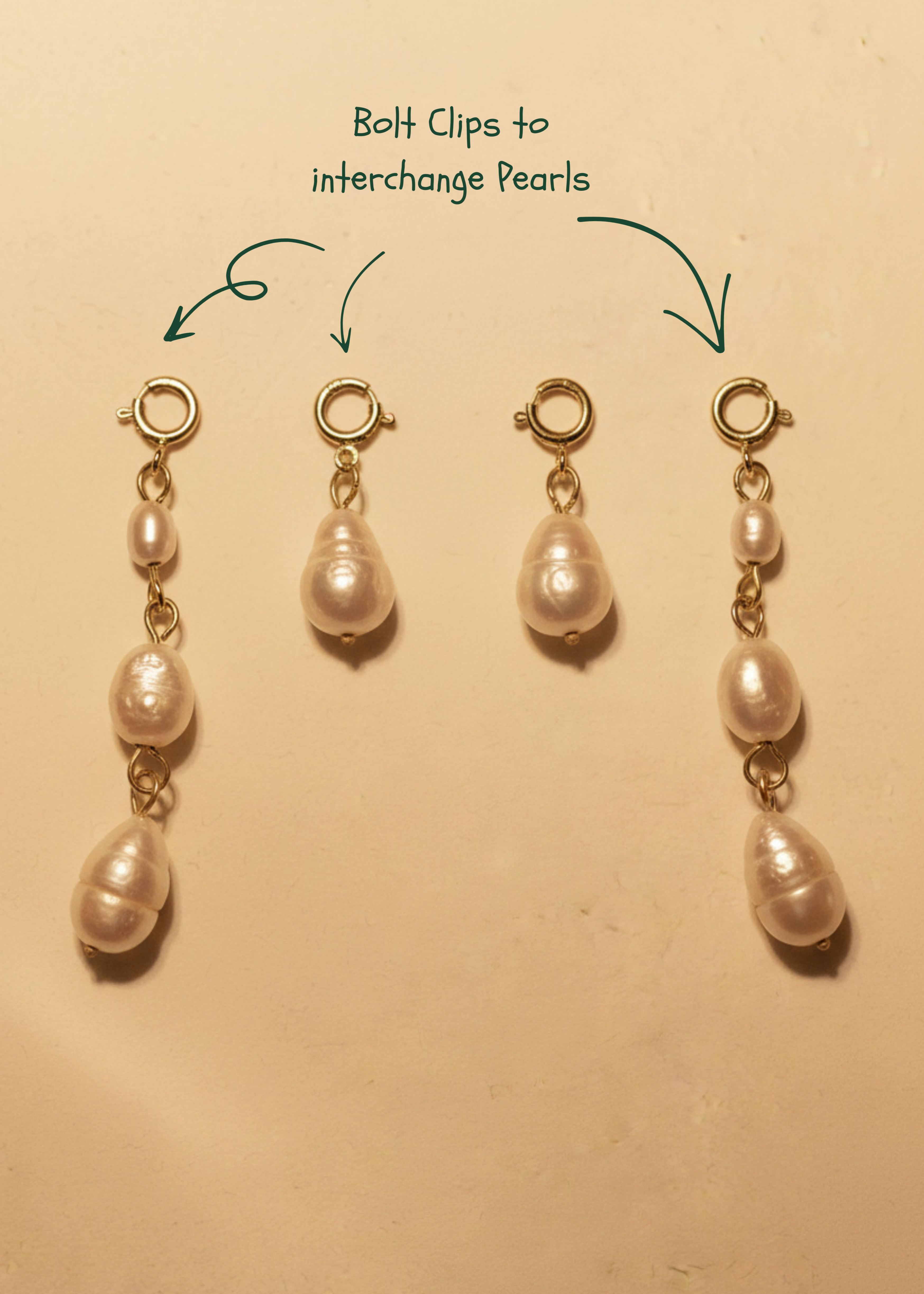 The Evermore Interchangeable Pearl Drops