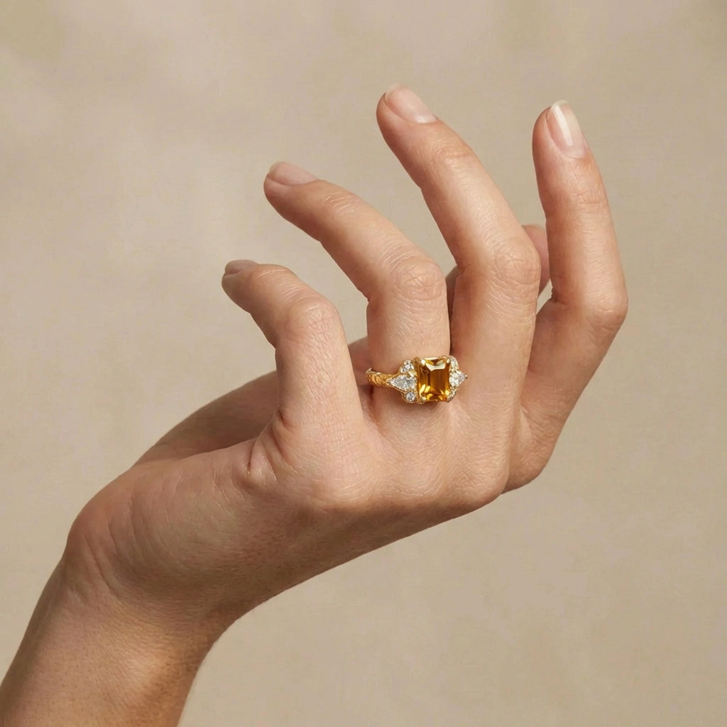 The Citrine Muse Ring
