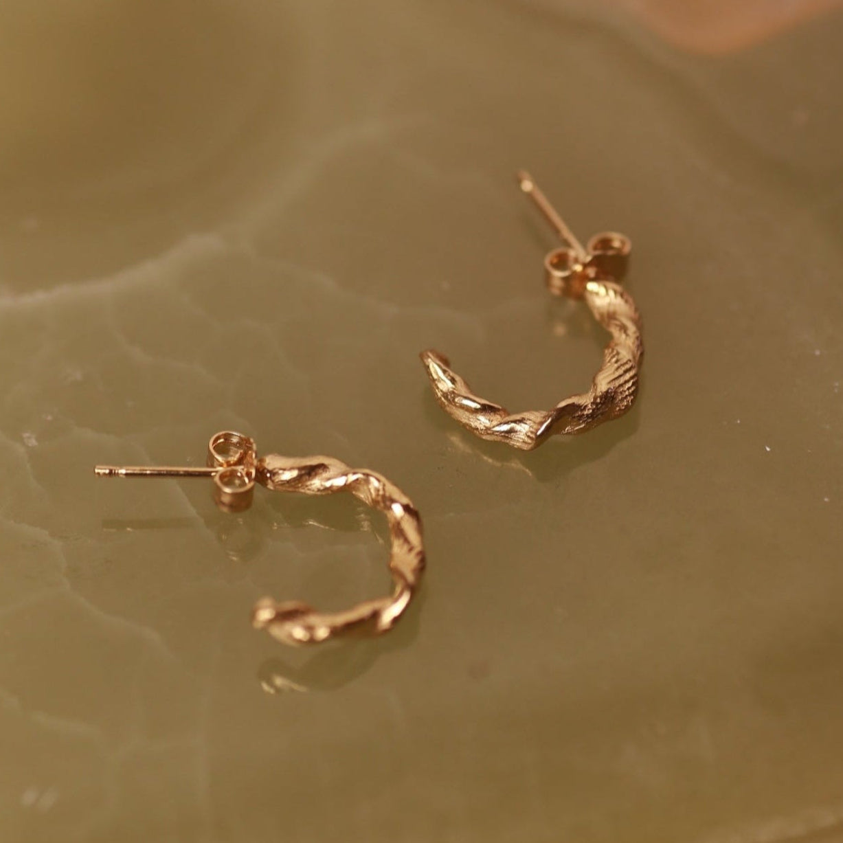 The Twisted Beeswax Hoops *SALE*