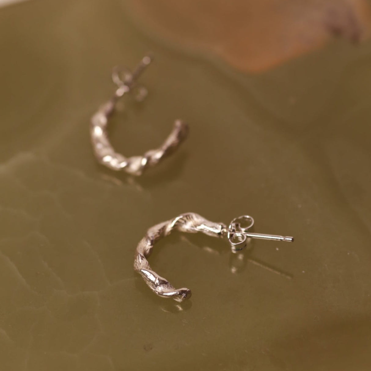 The Twisted Beeswax Hoops *SALE*
