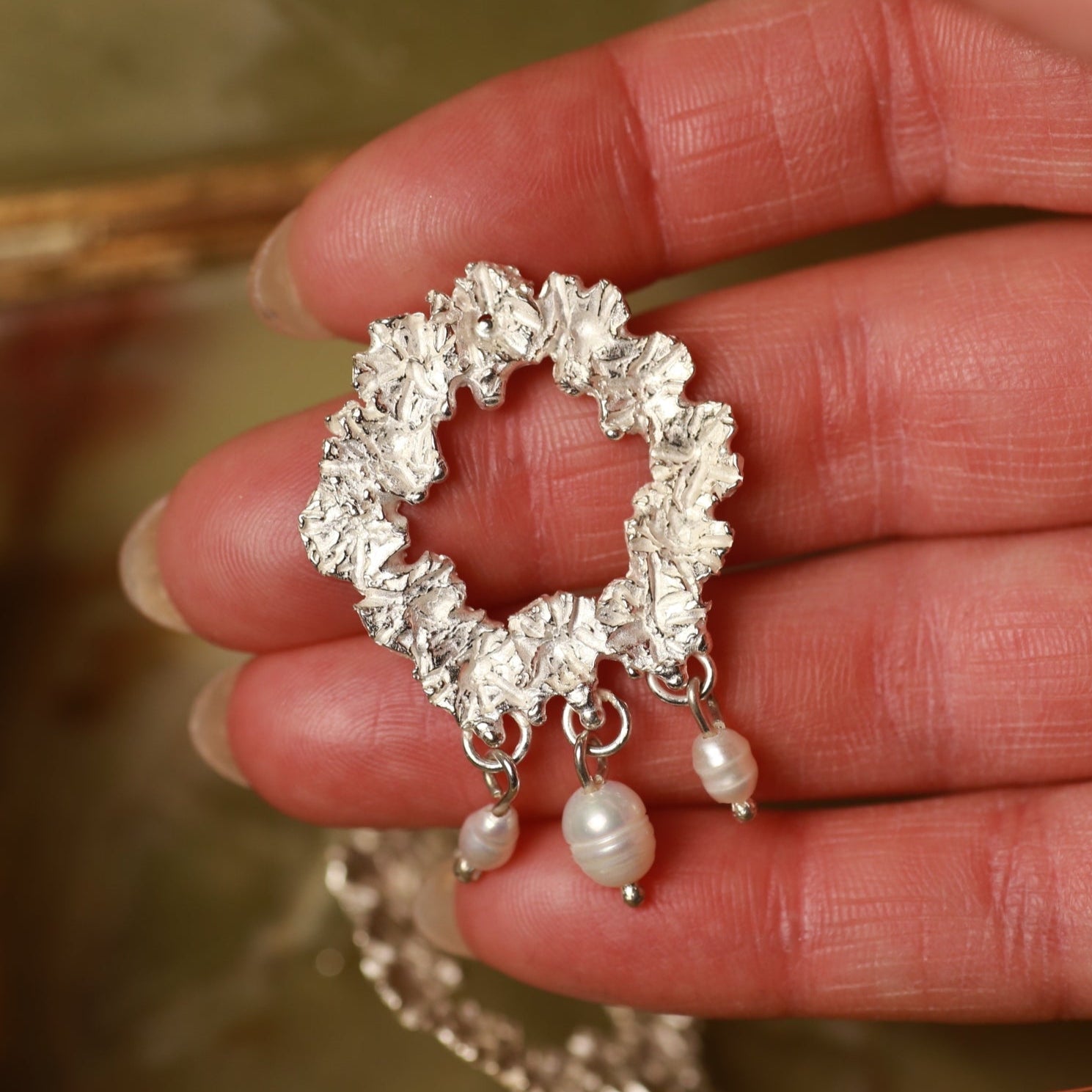 The Bee Wreath Earrings *SALE*