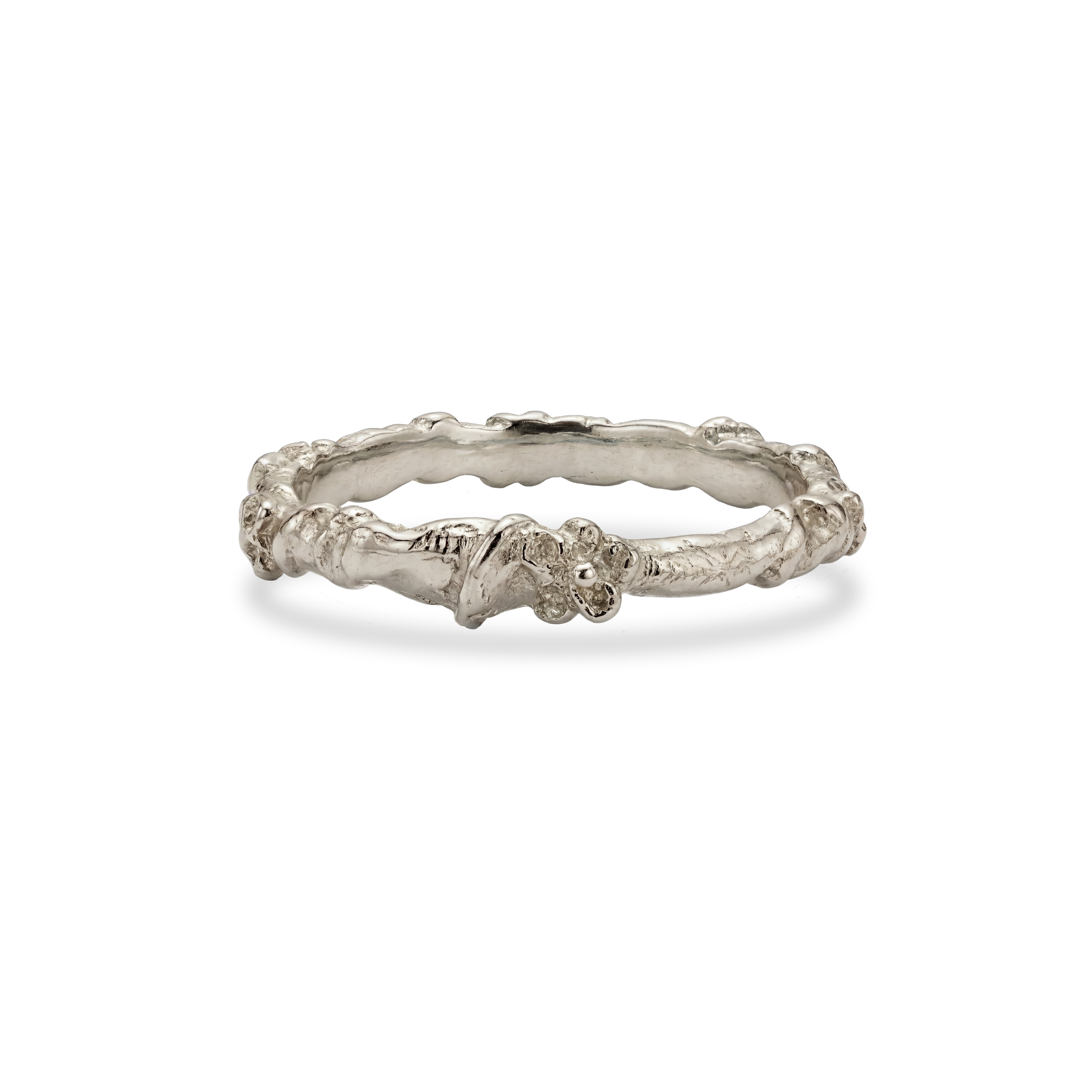 The Aurea Floria Ring - White Gold