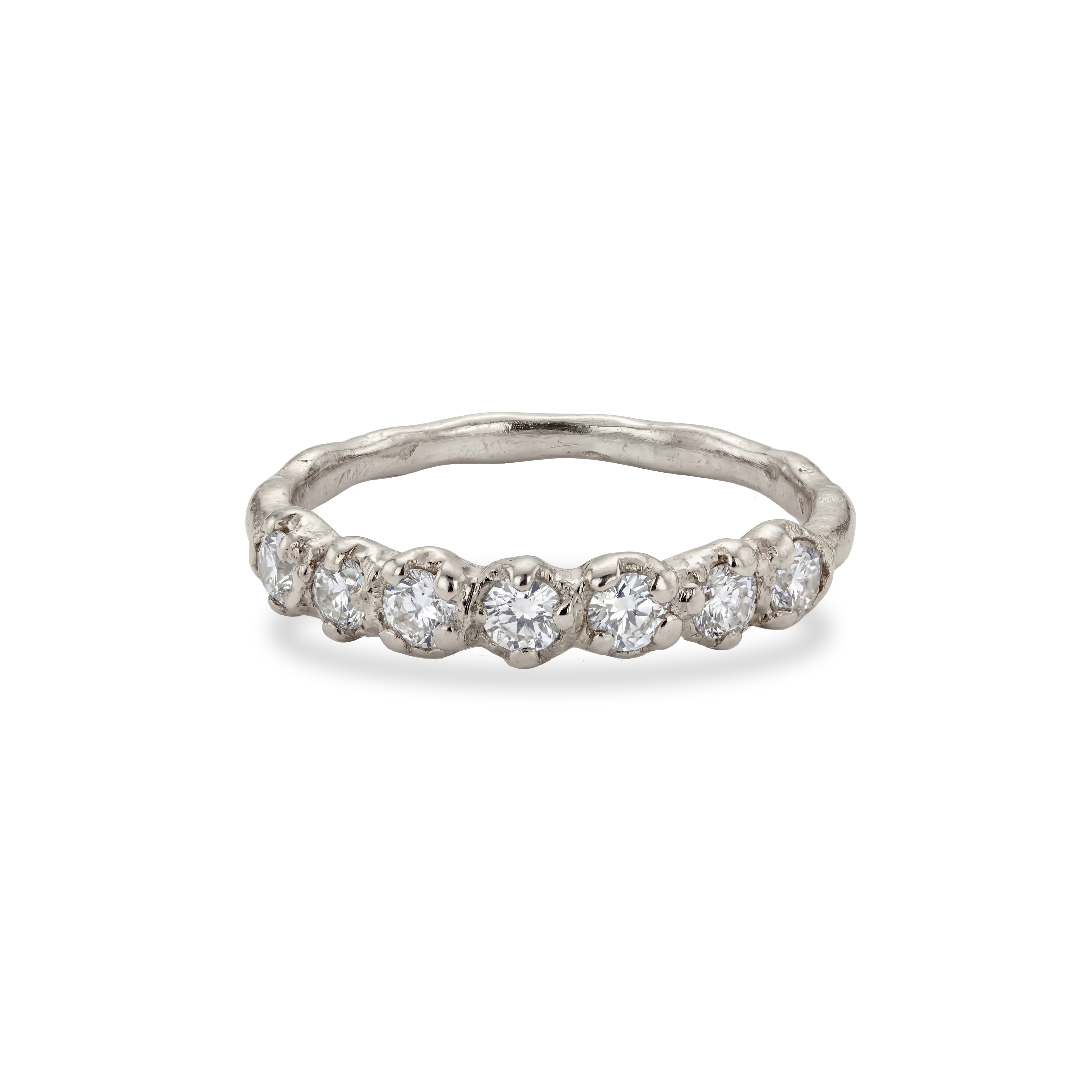 The Florae Coronis Ring - White Gold