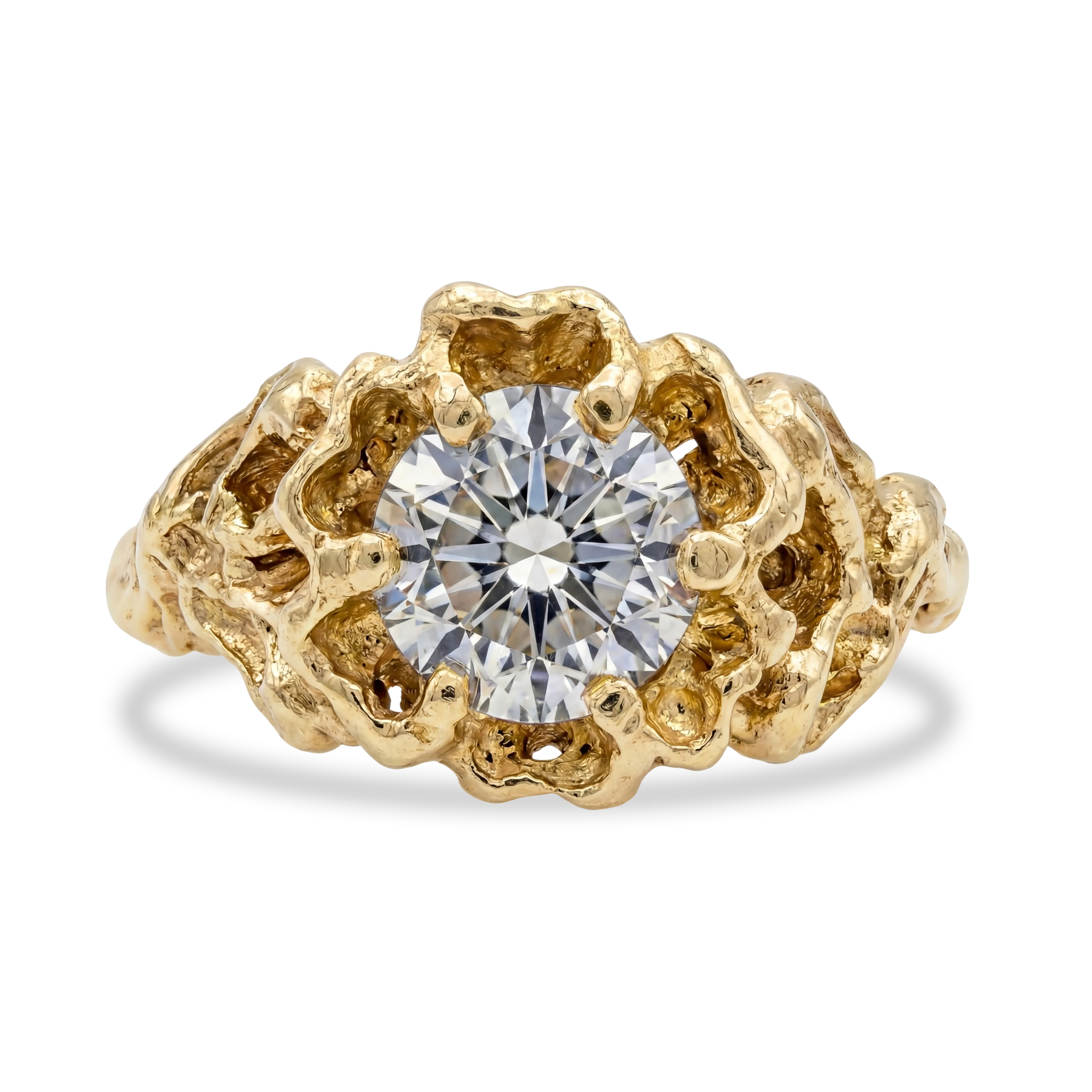 The Sacra Rosa Ring - Yellow Gold
