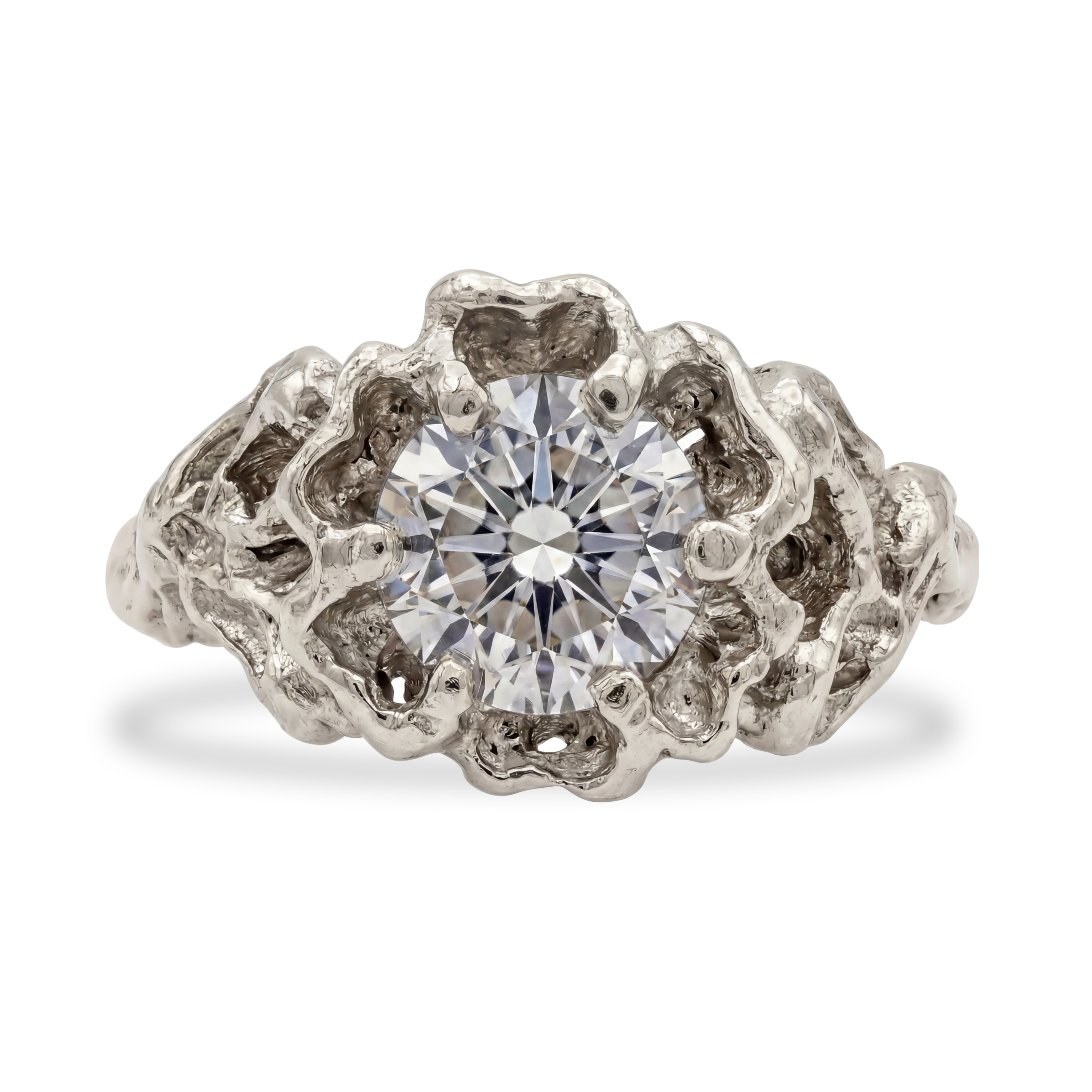 The Sacra Rosa Ring - White Gold
