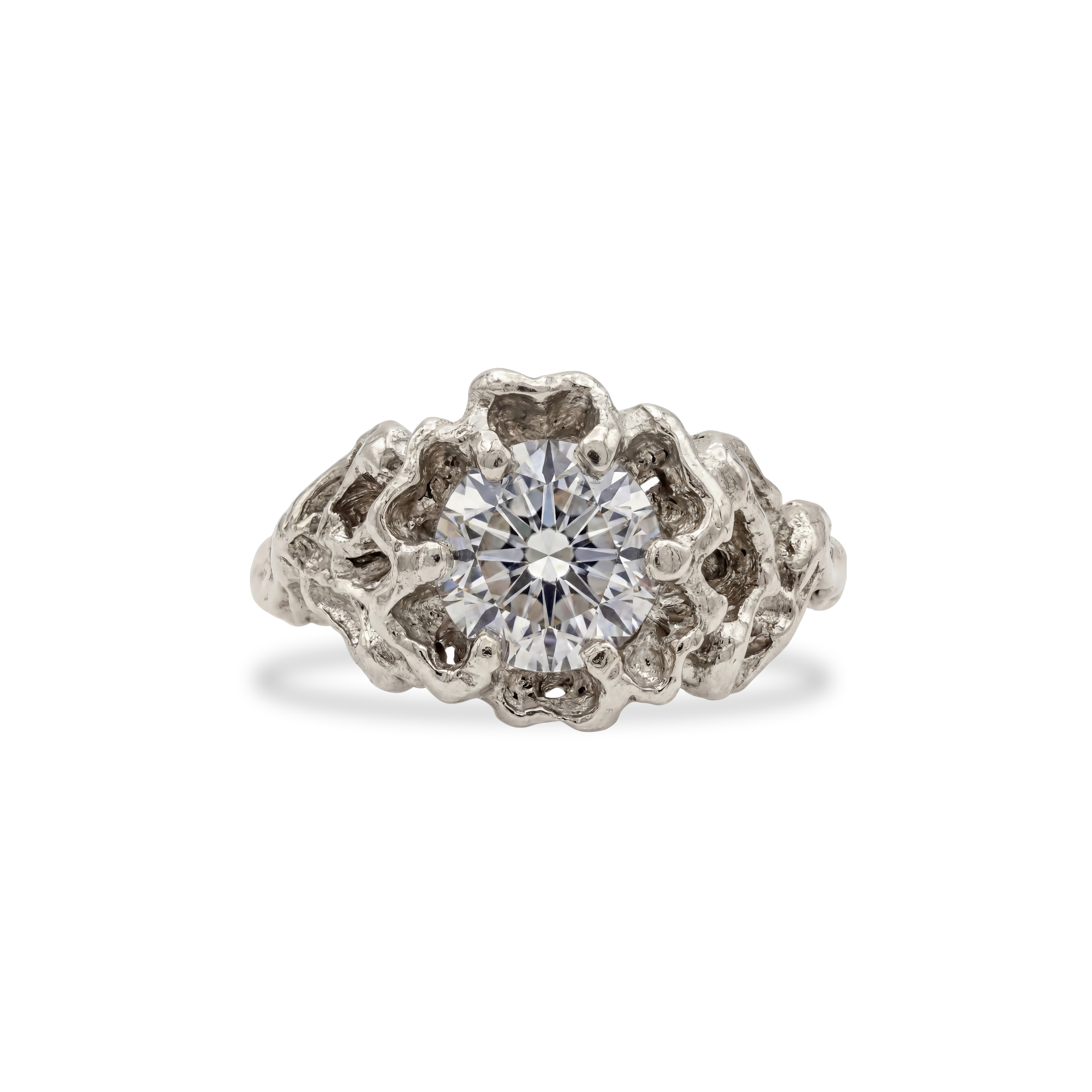 The Sacra Rosa Ring - White Gold