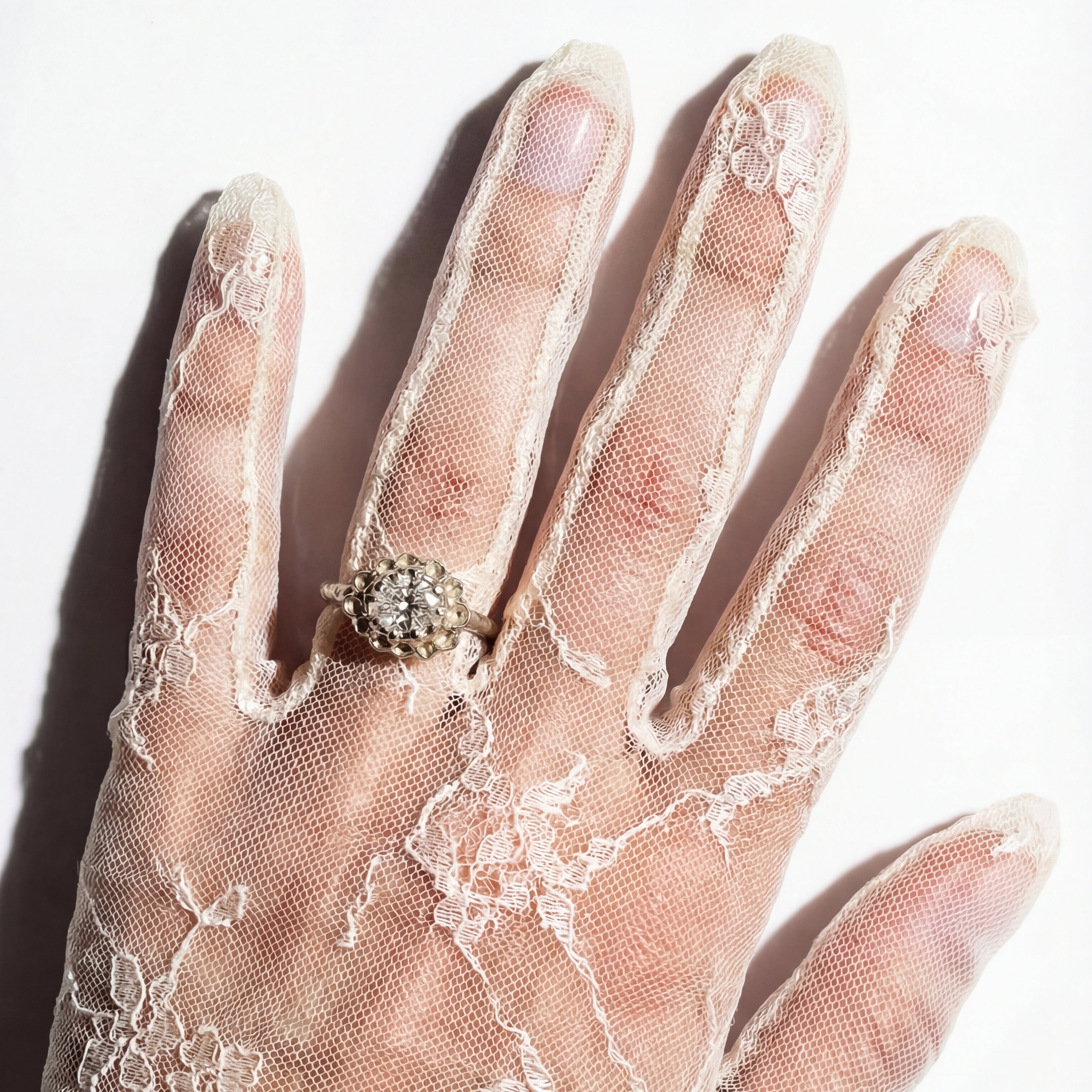 The Vesta Bloom Ring - White Gold