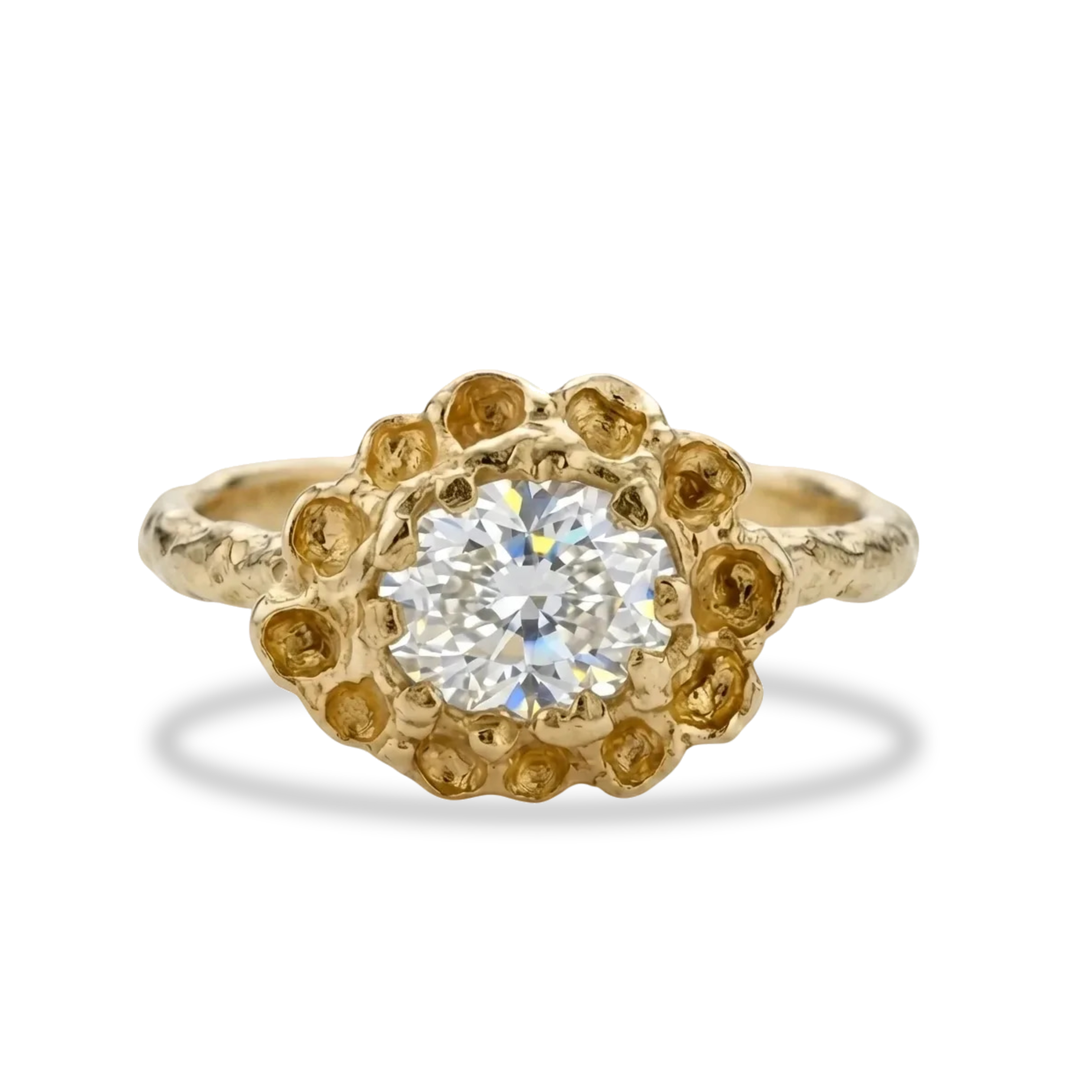 The Vestal Bloom Ring - Yellow Gold