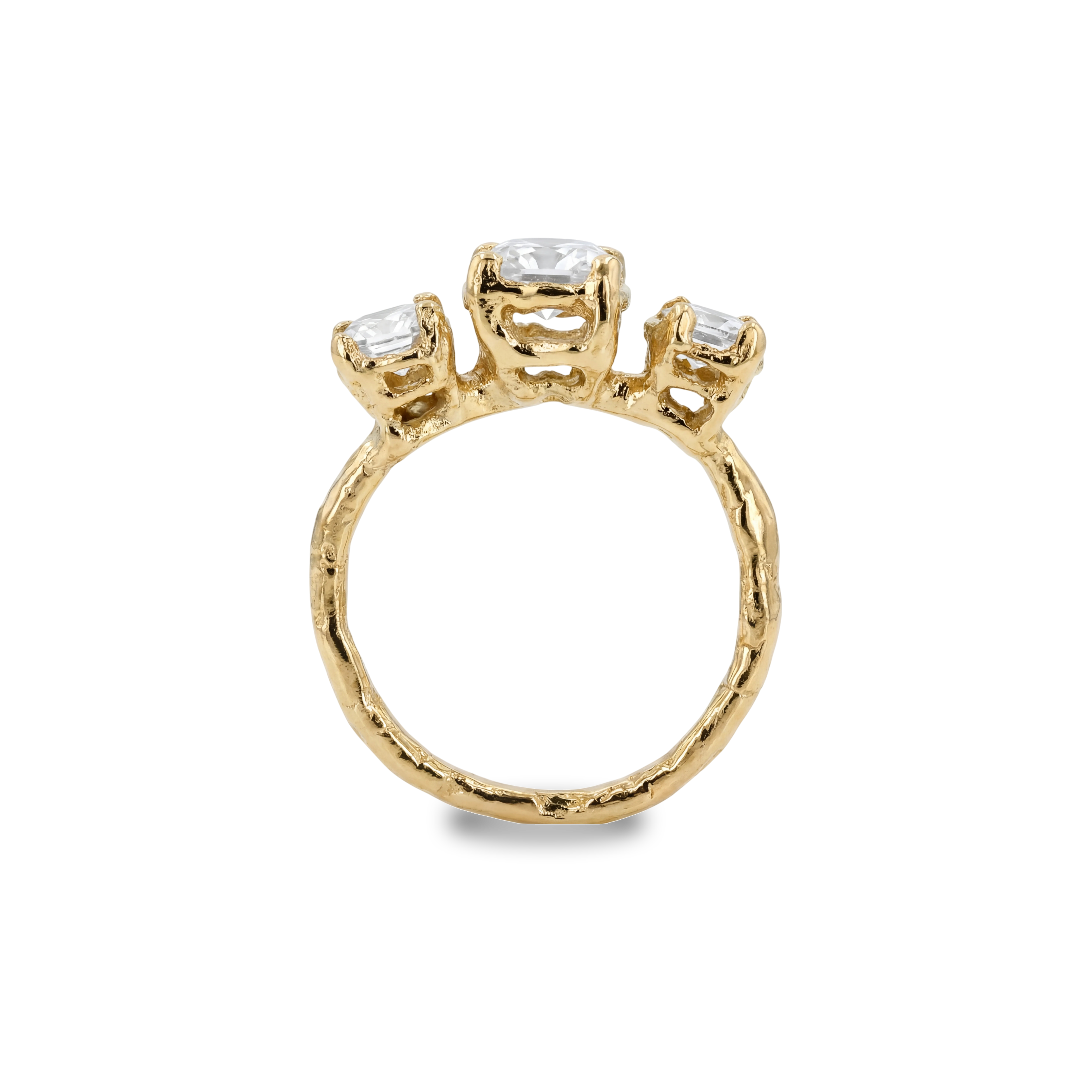 The Aurea Tria Ring - Yellow Gold