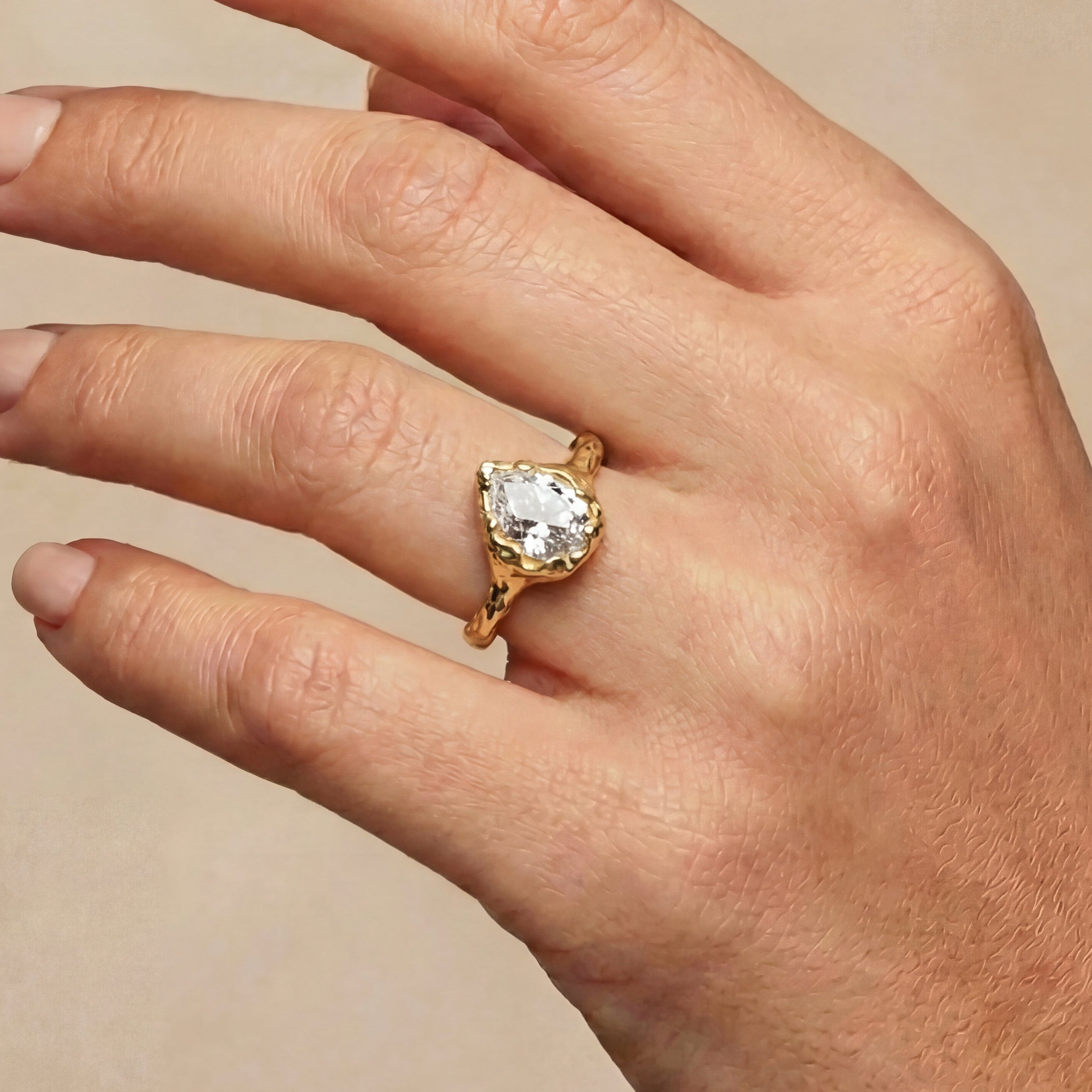 The Venus Teardrop Ring