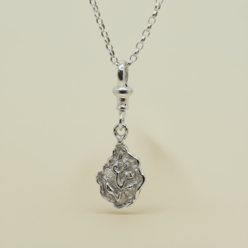 THE ECHO FLORA PENDANT — Reversible Charm (Sterling Silver)