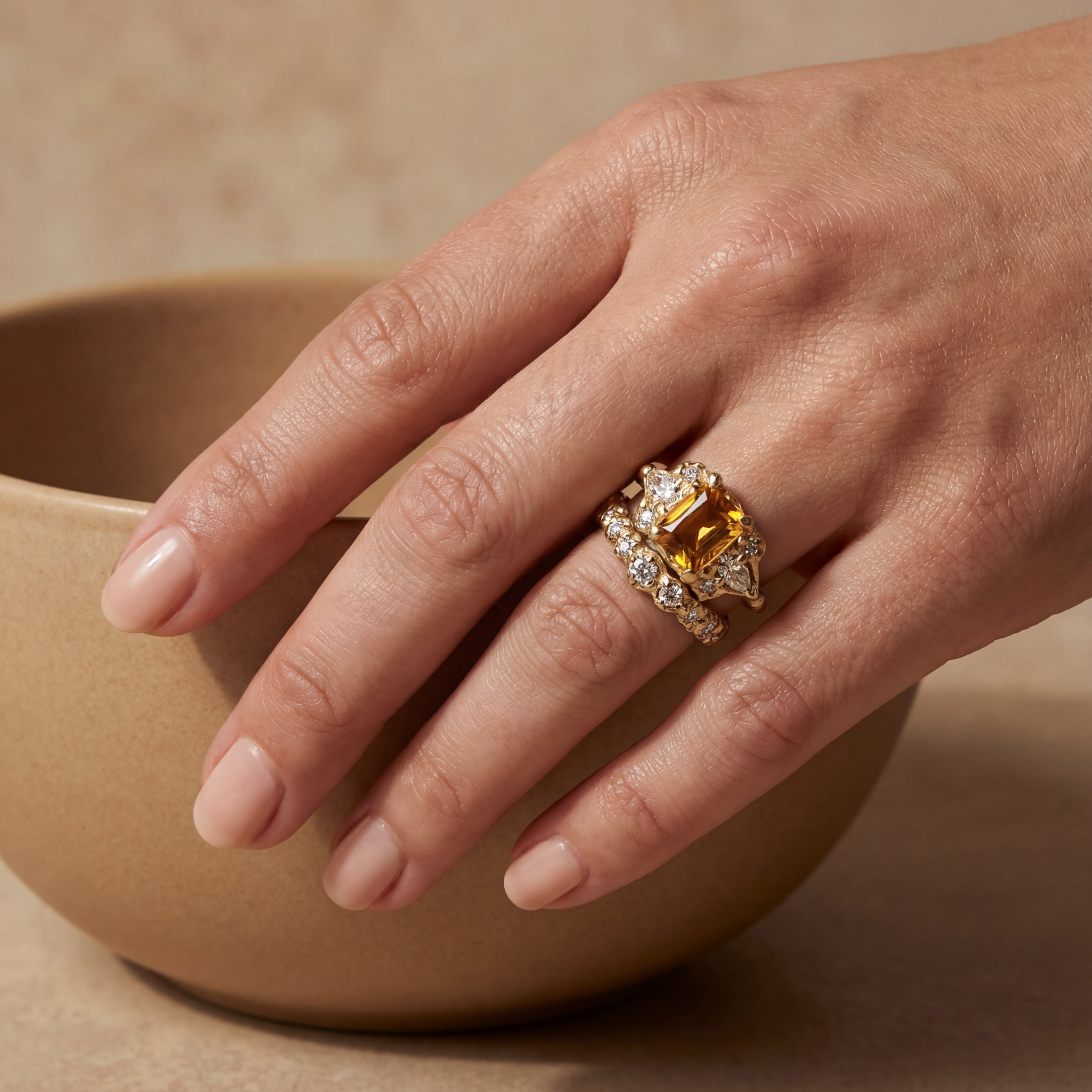 The Citrine Muse Ring