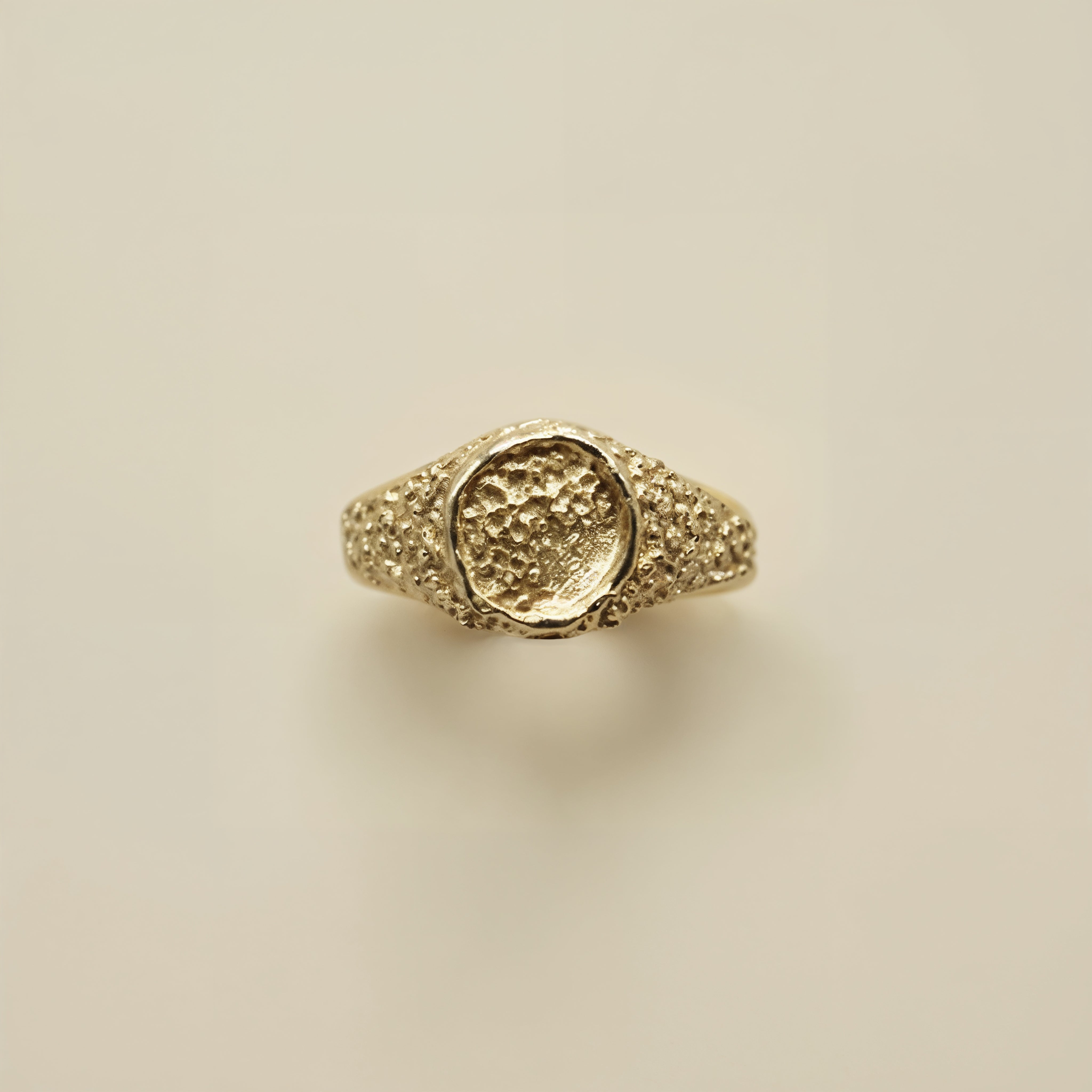 THE THALORA SIGNET — Floral Signet (9ct Gold)