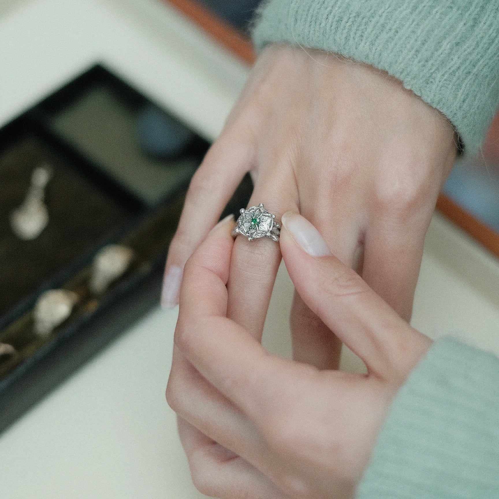 THE MELISSAE SIGNET — Sterling Silver