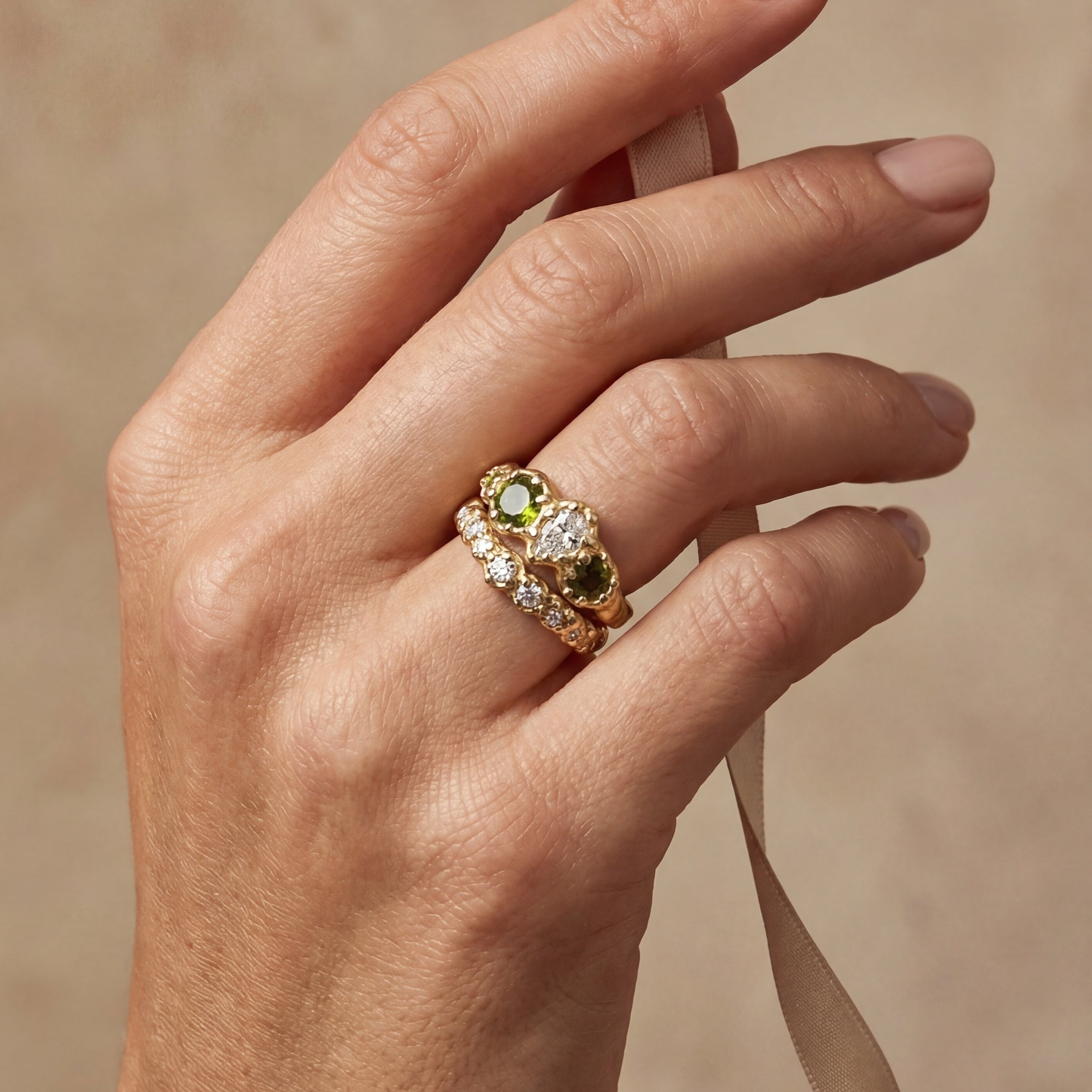 The Verdant Crown Ring