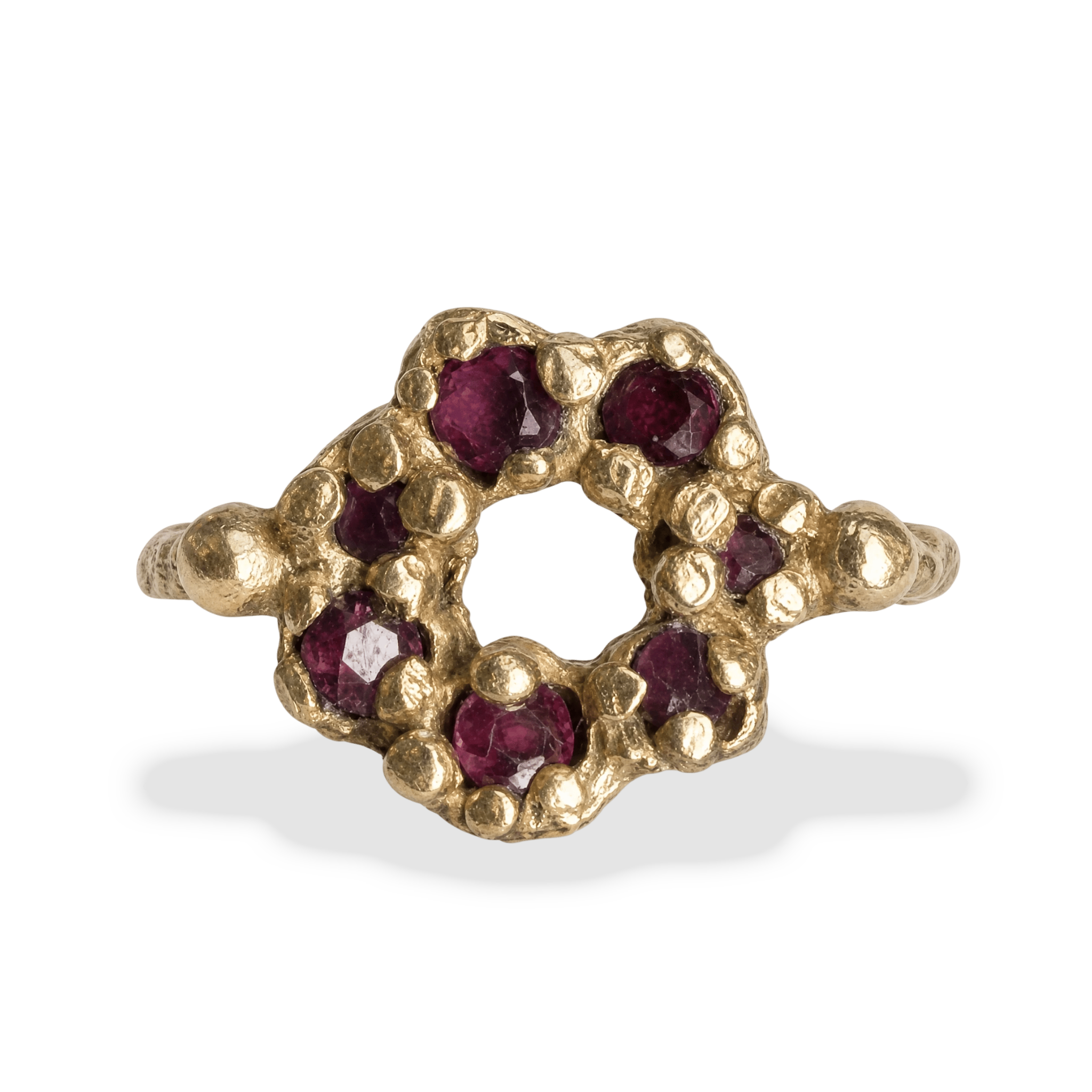 The Hollow Bloom Pinky Ring (Ruby)