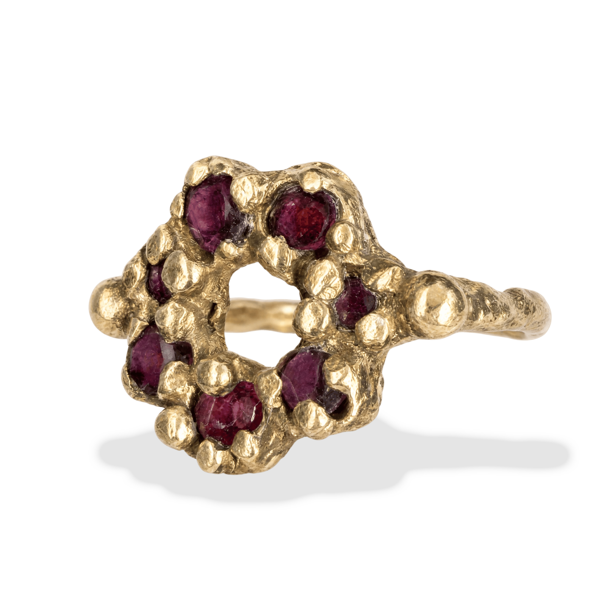The Hollow Bloom Pinky Ring (Ruby)