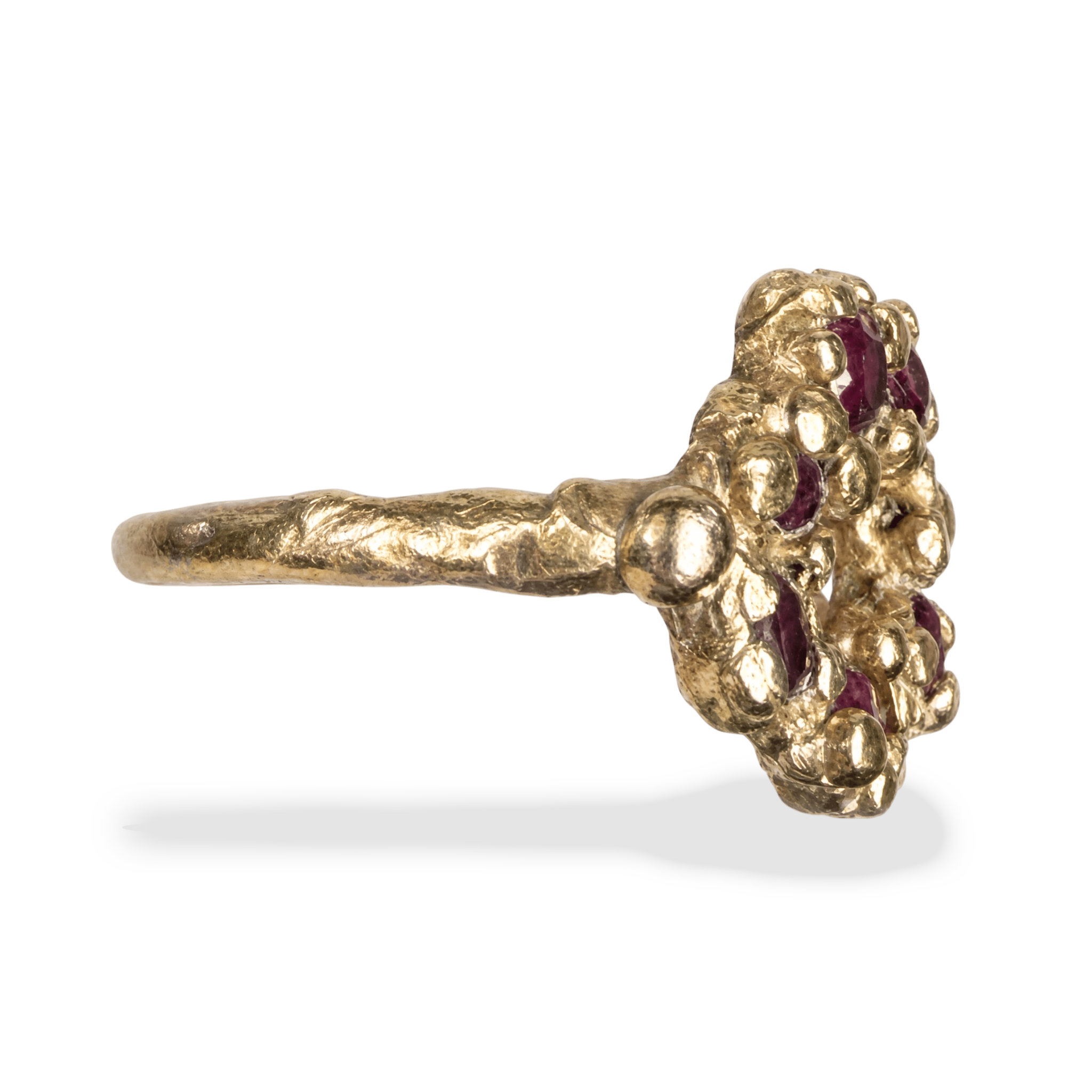 The Hollow Bloom Pinky Ring (Ruby)