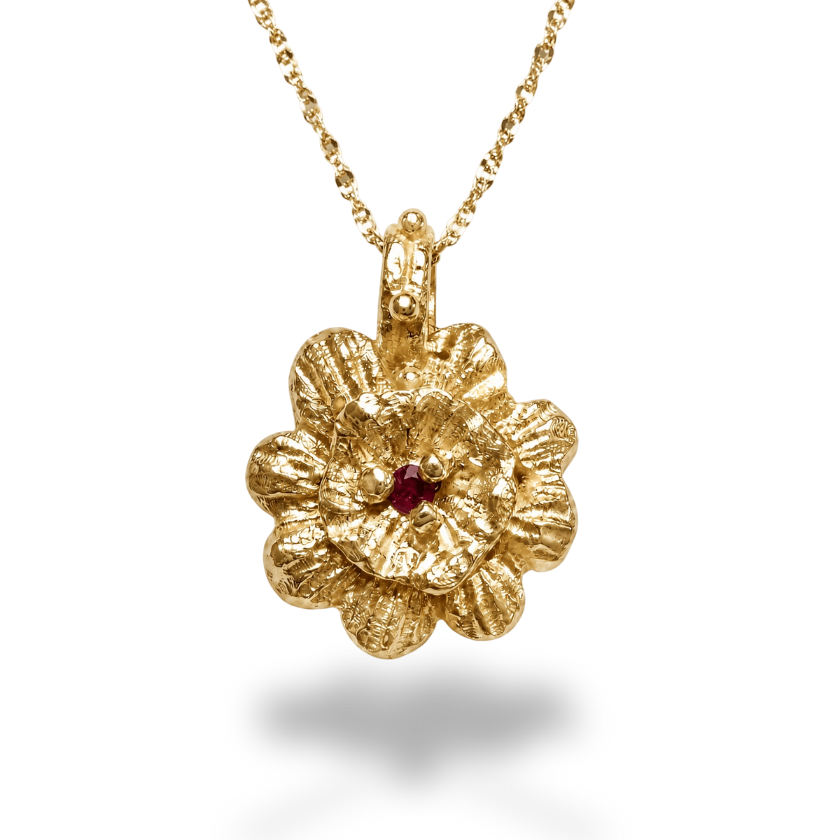 The Ember Flower Pendant