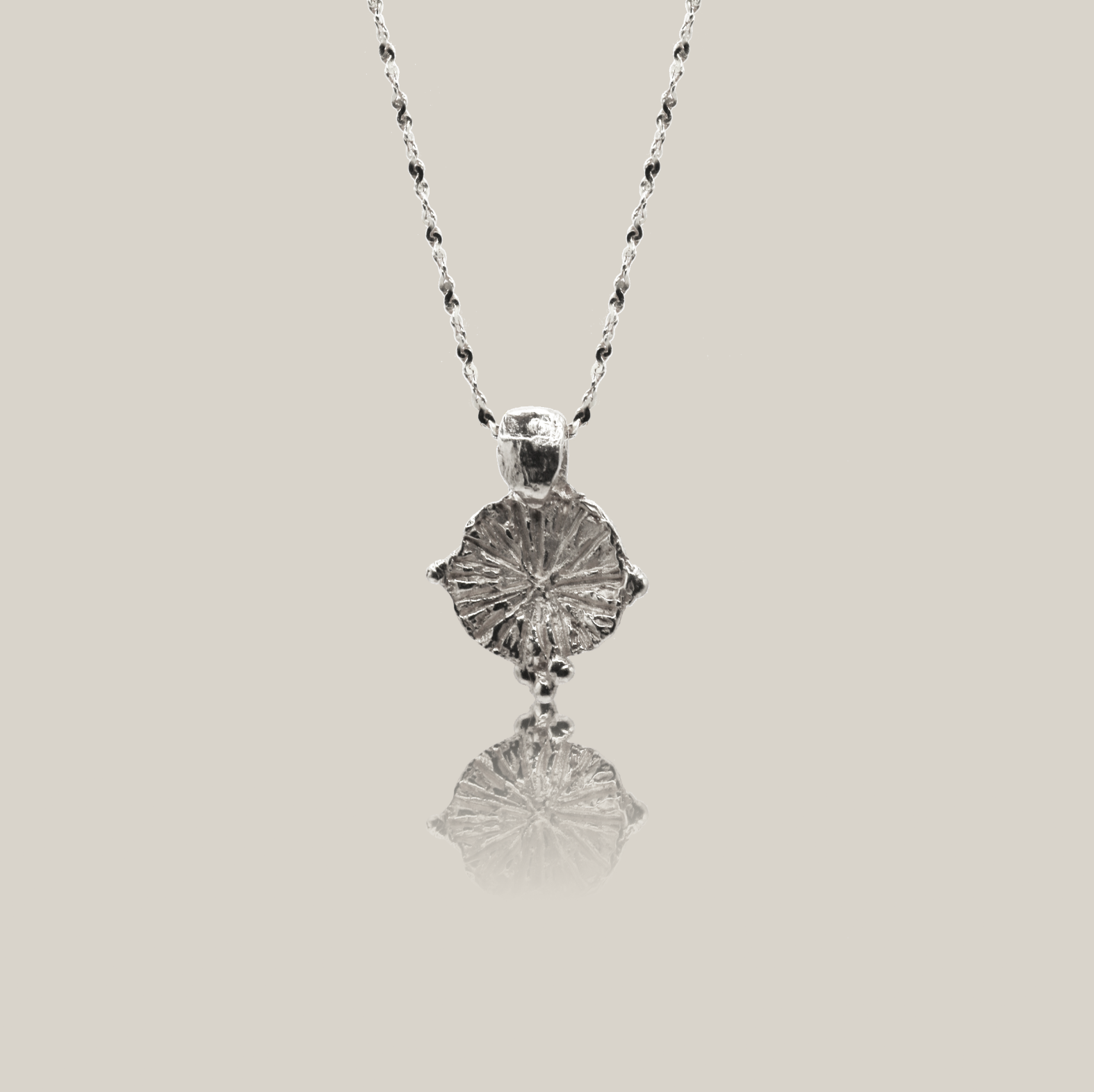 the forget me not amulet sterling silver product shot