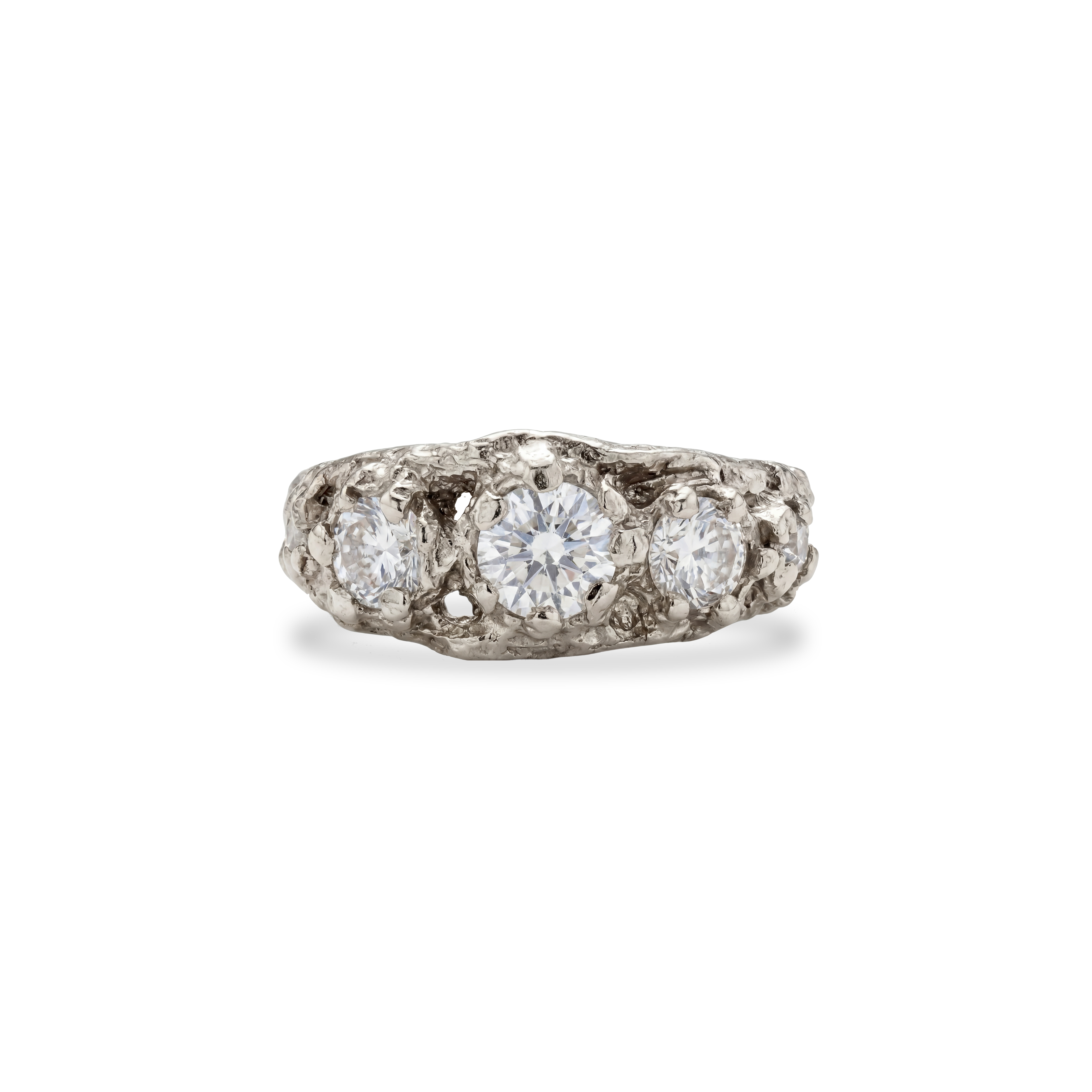 The Corona Mellis Ring - White Gold