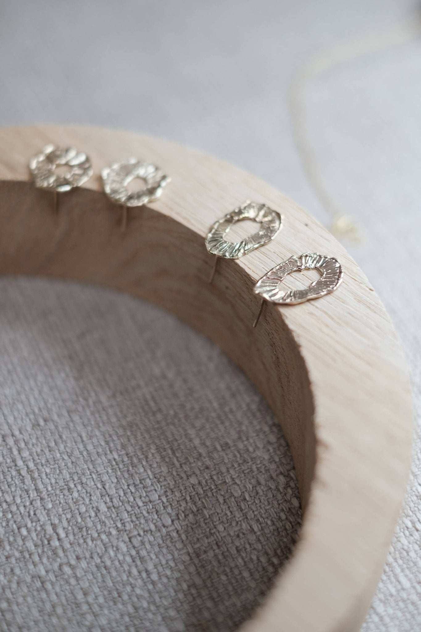 The Bowed Lamella Earrings - S J Snow Jewellery